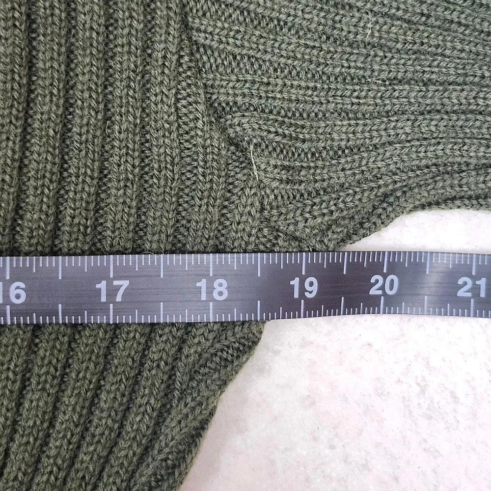 USMC Military 100% Wool Woolly Pully Sweater Mitts Nitts Olive Green 38 SPE1C1